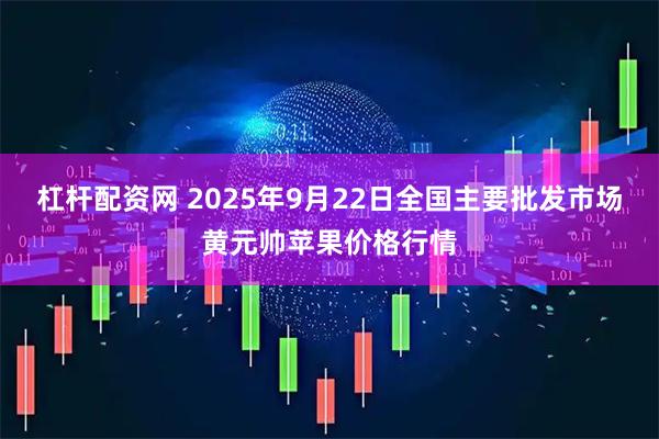 杠杆配资网 2025年9月22日全国主要批发市场黄元帅苹果价格行情