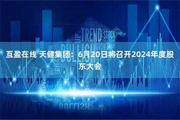 互盈在线 天健集团：6月20日将召开2024年度股东大会